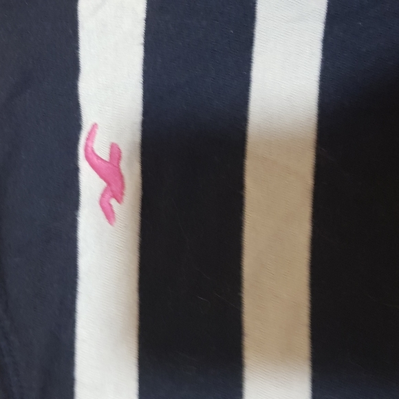 Stripe Hollister 3/4 Sleeve Top - Picture 2 of 3
